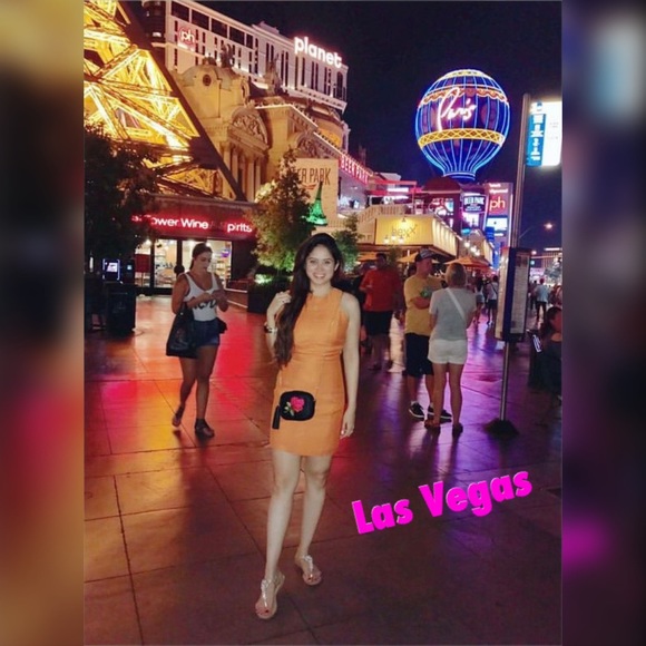 🤩 MANGO Dress in Dull Orange Colour 🍊 - Picture 3 of 14